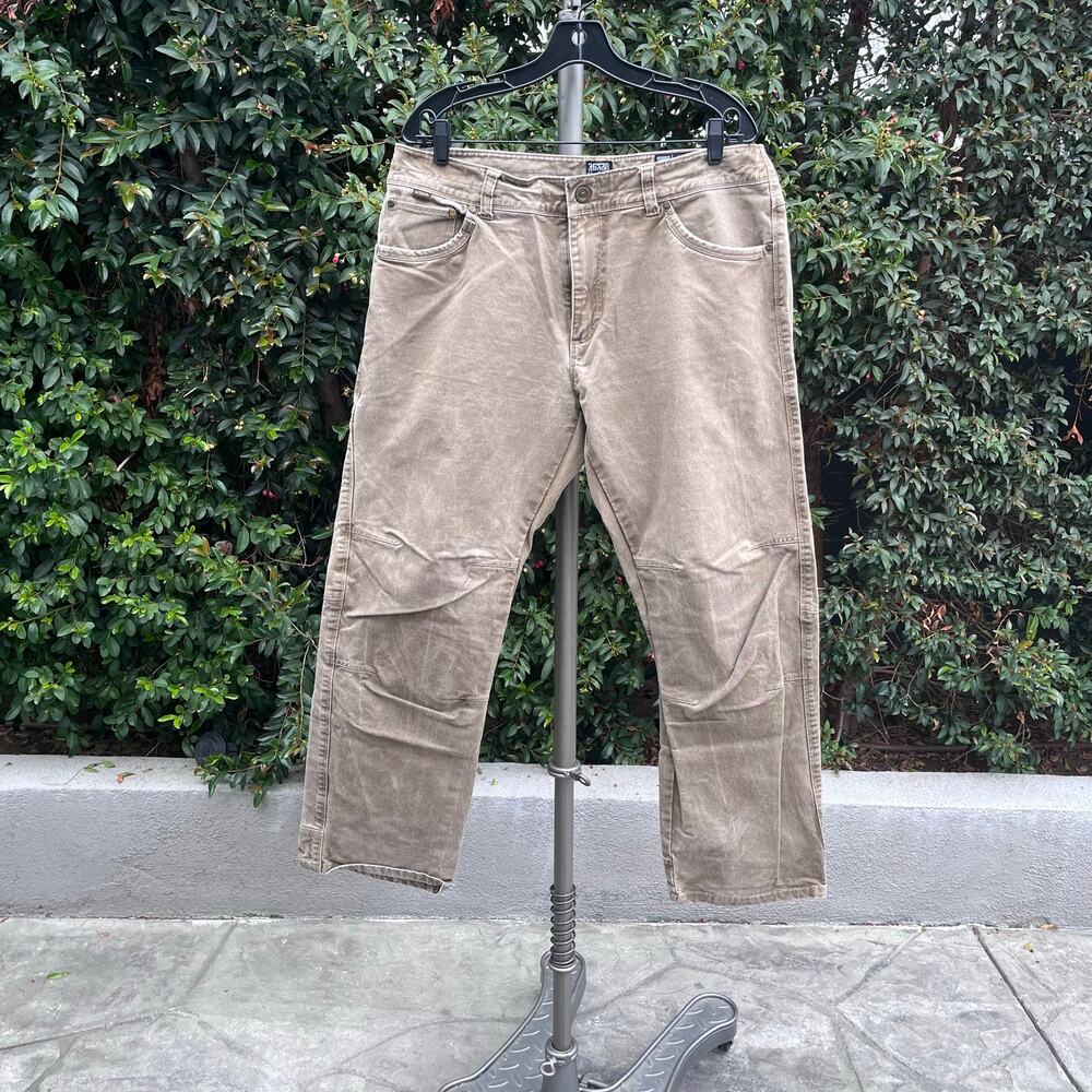 KÜHL Born in the Mountains Khaki Hiking Pants Men 36x30 Outdoor Trail Workwear